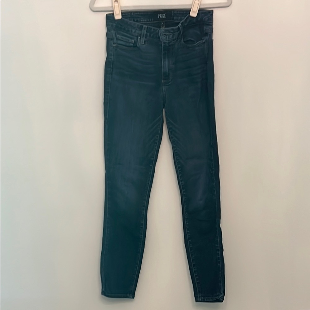 PAIGE Blue Skinny Jeans Stretchy Denim
